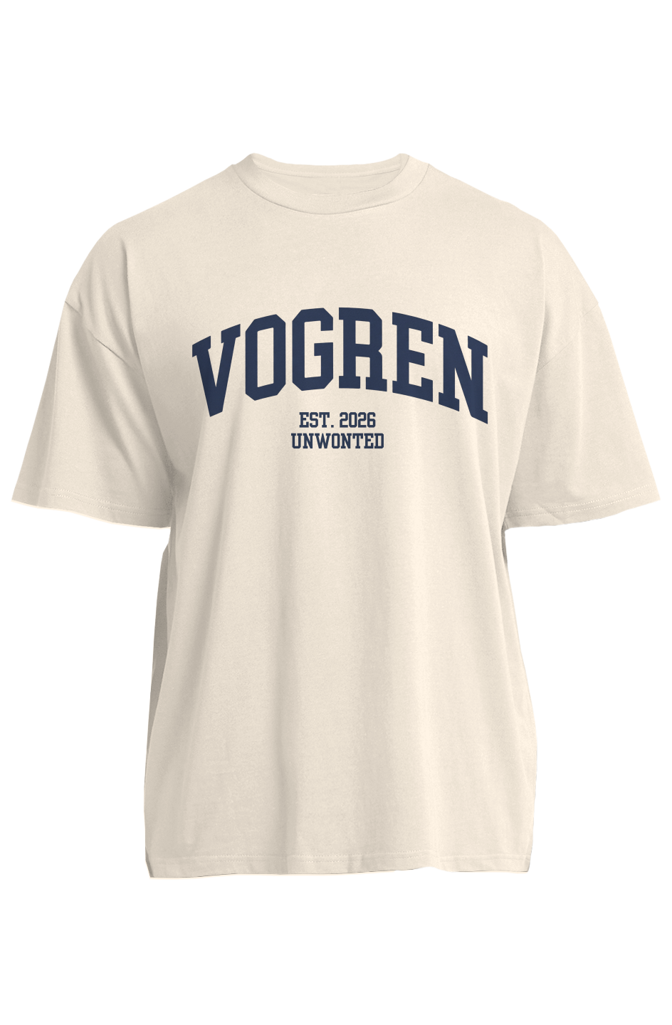 Varsity Tee · Ecru